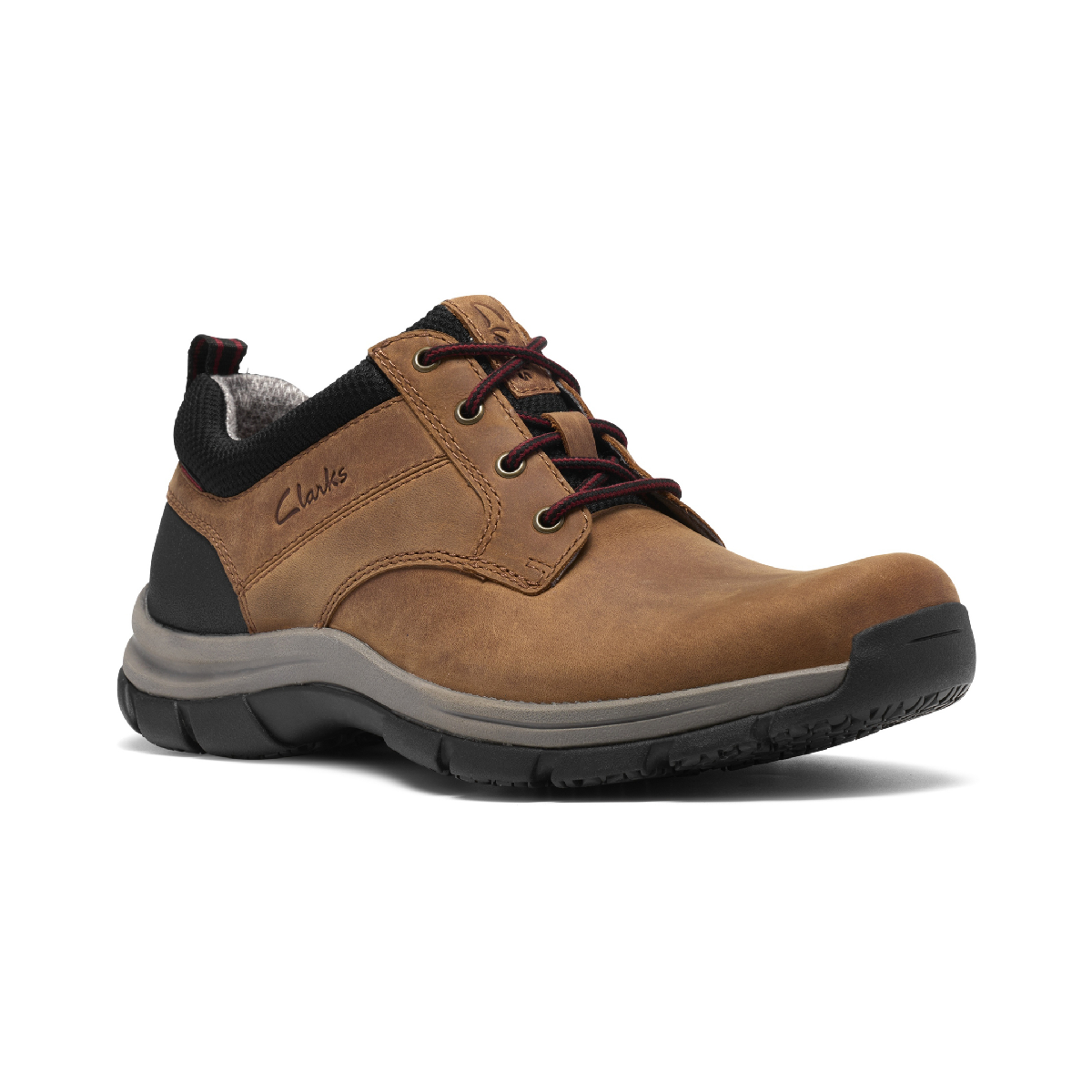 Mens Clarks(R) Walpath Low Waterproof Athletic Sneakers