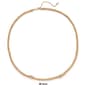 Wearable Art Gold-Tone Popcorn Chain Necklace with Beads - image 3