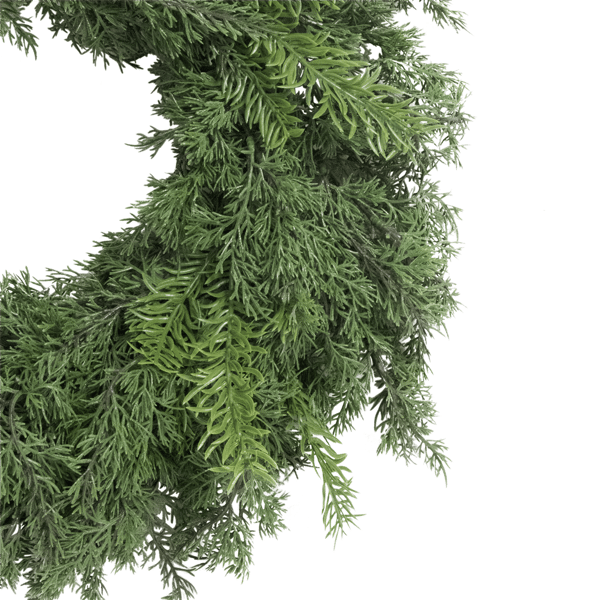 Puleo International Christmas Wreath with Soft PE Branch Tips