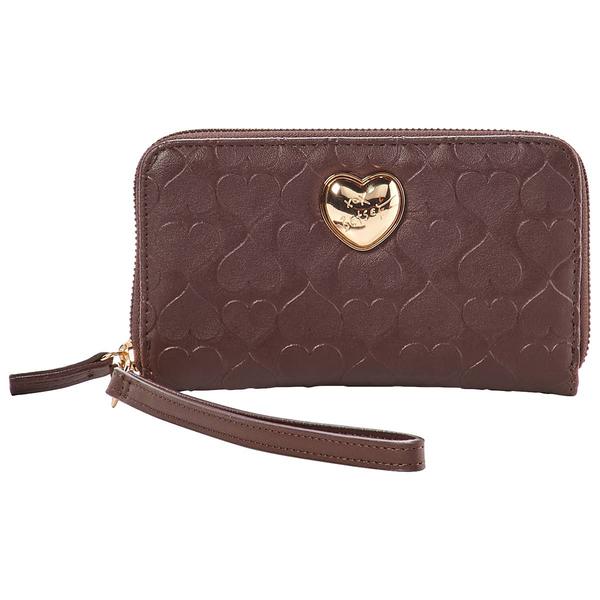 Womens Betsey Johnson Kara Zip-Around Wristlet - image 