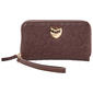 Womens Betsey Johnson Kara Zip-Around Wristlet - image 1