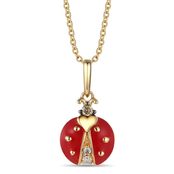 Le Vian&#40;R&#41; Honey Gold&#40;tm&#41; Diamond  Ladybug Pendant Necklace - image 
