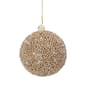 Northlight Seasonal 4in. Beaded Christmas Ball Ornament - image 1