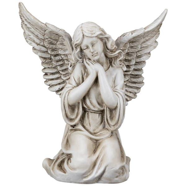 Northlight Seasonal Kneeling Angel w/ Open Wings Statue