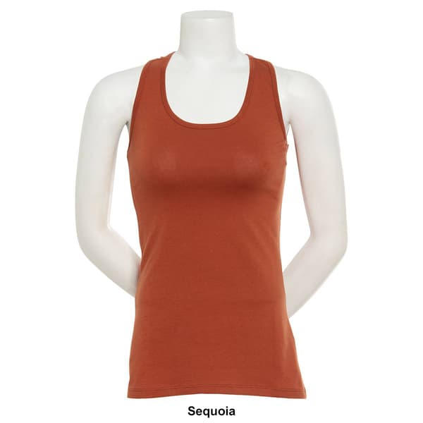 Juniors Aveto Solid Racer Back Tank Top