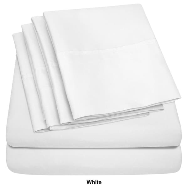 Sweet Home Collection 1500 TC Solid Brushed Microfiber Sheets Set