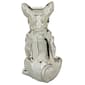9th & Pike® Silver Ceramic Dog Sculpture - image 3