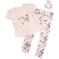 Girls &#40;4-6x&#41; BTween&#40;R&#41; Butterfly Puff Sleeve Top & Rose Legging Set - image 1