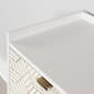 South Shore Maliza White & Gold Geometric Storage Cabinet - image 5