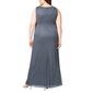 Plus Size SLNY Sleeveless Sheath Gown with Shawl - image 2