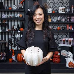 Evergreen 7.5" Metal LED Pumpkin Lantern