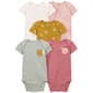 Baby Girl &#40;NB-24M&#41; Carters&#40;R&#41; 5pk. Ditsy Bees & Koala Bodysuits - image 1