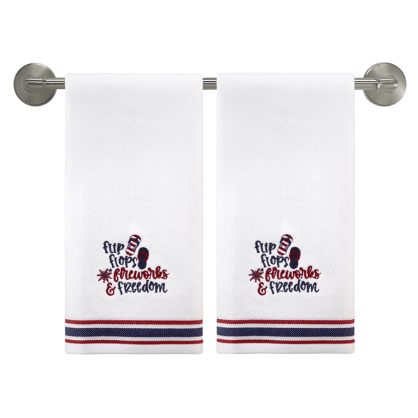 Avanti Flip Flop Flag 2pk. Hand Towel Set