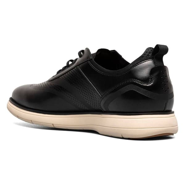Mens Stacy Adams Edgewood Wingtip Elastic Lace Up Oxfords