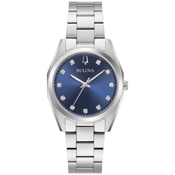 Womens Bulova Surveyor Blue Dial Bracelet Watch - 96P229 - image 