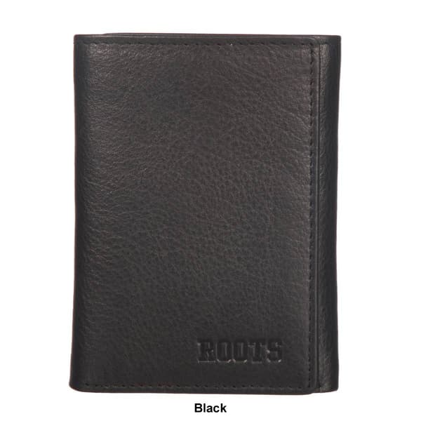 Mens Roots Essence Trifold RFID Wallet