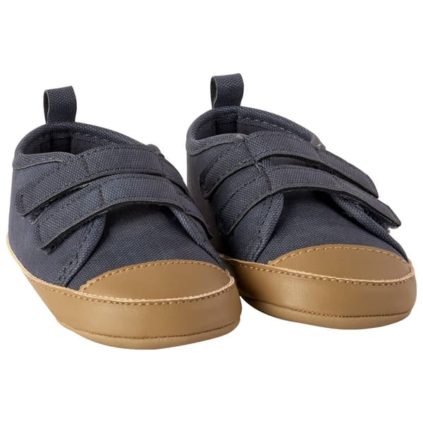 Baby Boy &#40;NB-12M&#41; Carters&#40;R&#41; Navy Double Strap Low Top Sneakers - image 