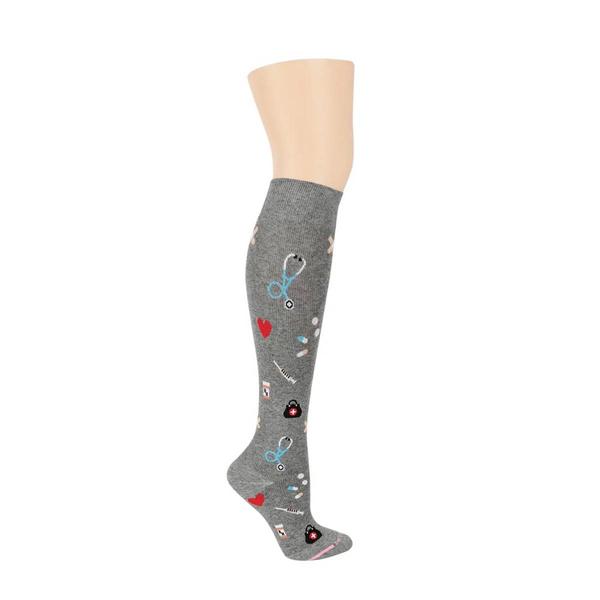 Womens Dr. Motion Medical Icons Mod Compression Knee High Socks - image 