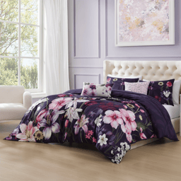 Bebejan Morning Glory 5pc. Reversible Comforter Set