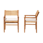 bali & pari Chatura Mahogany Wood 2pc. Dining Armchair Set - image 3