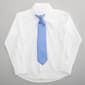 Boys (4-7) Bill Blass Long Sleeve Dress Shirt with Tie - White - image 1