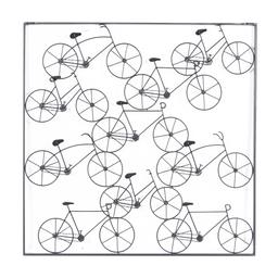 9th & Pike® Metal Bicycle Collage Wall Decor