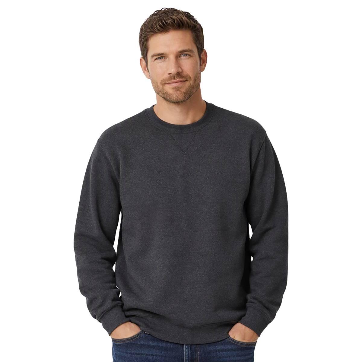 Mens Starting Point(R) Crew Neck Fleece Sweatshirt