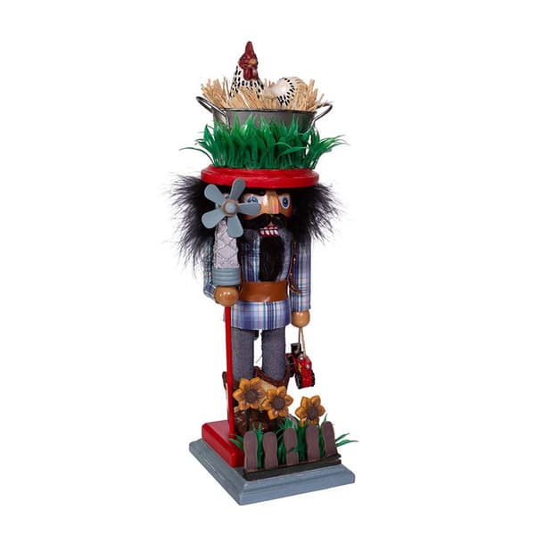 Kurt S. Adler 15in. Hollywood Nutcrackers Farmer