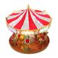Mr. Christmas 12in. Animated Crystal Very Merry Carousel - image 2