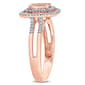 Gemstone Classics™ 10kt. Rose Gold 1/4ctw. Diamond Ring - image 3