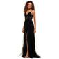 Juniors Crystal Doll Lace Ilusion Mesh A-Line Dress - image 4