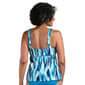 Womens Maxine Crystal Reflections Scoop Tankini Swim Top - image 2