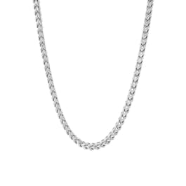 Mens Gentlemen's Classics&#40;tm&#41; Stainless Steel Franco Chain Necklace