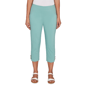 Womens Heart''s of Palm Fresh Start Solid Tech Stretch Capri Pant - image 1