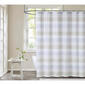 Cottage Classics Spa Stripe Shower Curtain - image 1