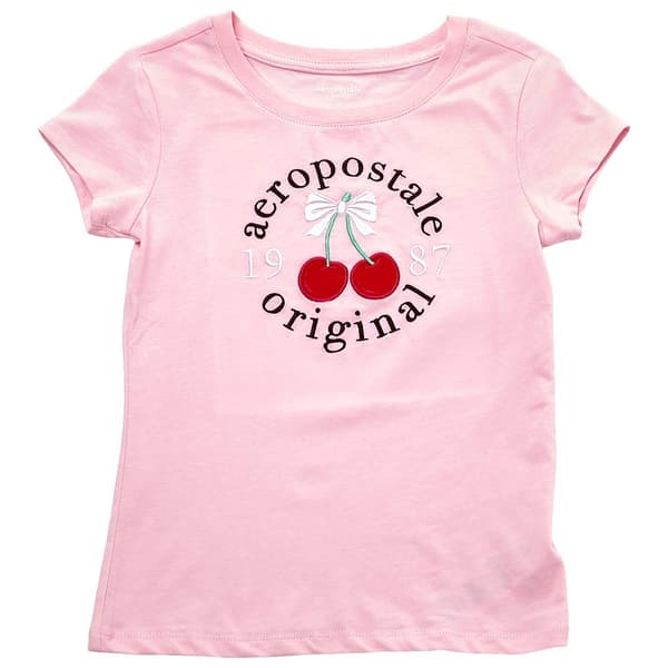 Girls (7-16) Aeropostale Cherry Embroidered Tee - image 