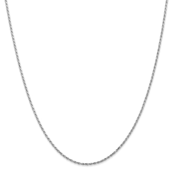 Gold Classics&#40;tm&#41; 10kt. White Gold 1.3mm 20in. Chain Necklace