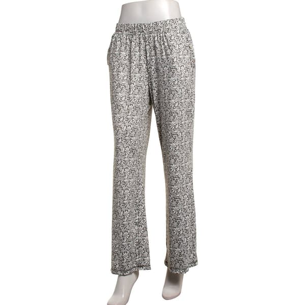 Womens Muk Luks Floral Lace Capri Pajama Pants