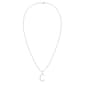 Nova Star® Sterling Silver Lab-Grown Diamond Initial C Pendant - image 2