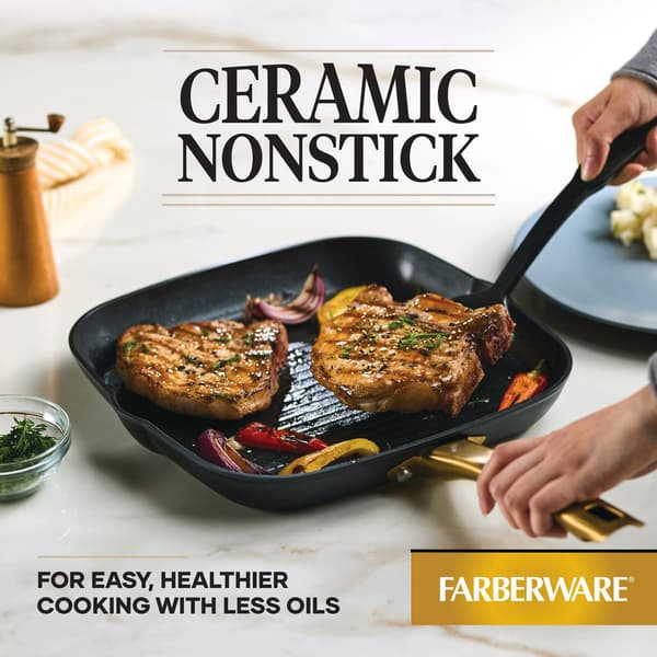Farberware&#174; Forged Induction 11in. Square Grill Pan