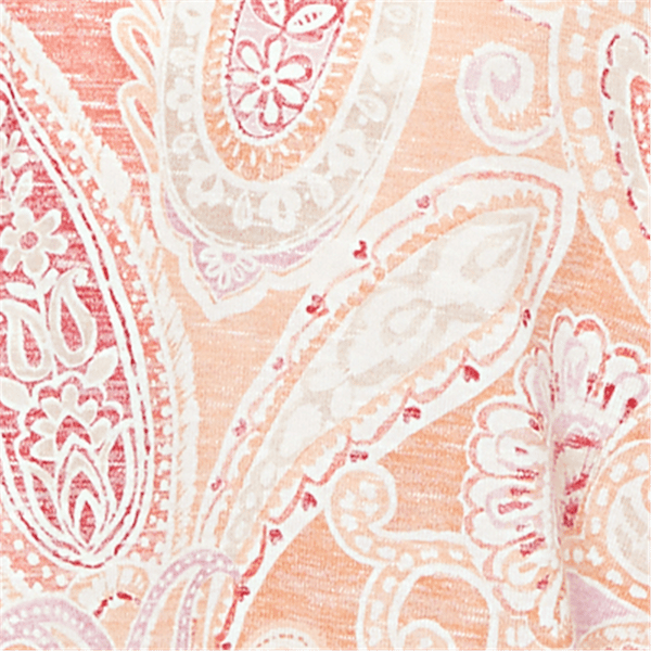 Plus Size Alfred Dunner Beachcomber Short Sleeve Paisley Tee