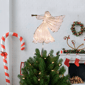 Northlight 10in. Gold Angel Tree Topper Warm White Lights - image 2