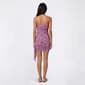 Juniors Jump Mesh Side Ruched Slip Dress - image 2