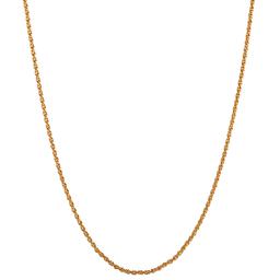 Design Collection Gold Plated Rope Necklace
