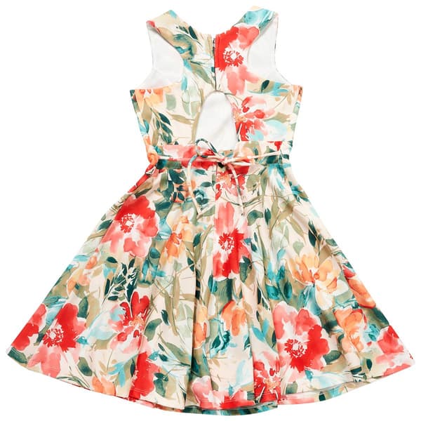 Girls &#40;7-16&#41; Speechless Sleeveless Floral Dress with Crossbody