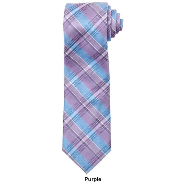 Mens John Henry® Forest Plaid Tie