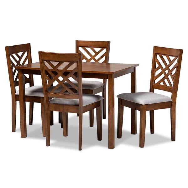 Baxton Studio Caron 5 Piece Dining Set - image 