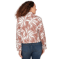 Womens Skye’s the Limit Blooming Pastels Leaf Denim Jacket - image 2