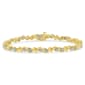 Diamond Classics&#40;tm&#41; 1/2 ct. Yellow Plated Tennis Bracelet - image 1