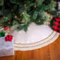 National Tree 52in. Gold Fringe Detail Tree Skirt - image 6